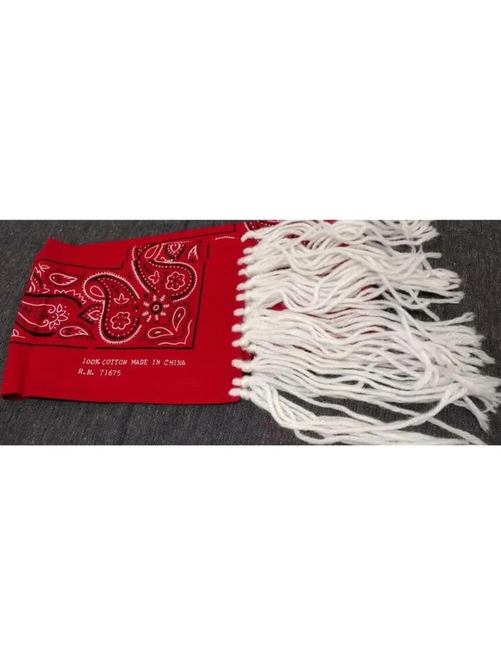 RED BANDANA COTTON sometimes greatest